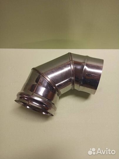 Дымоход угол90 нержавейка