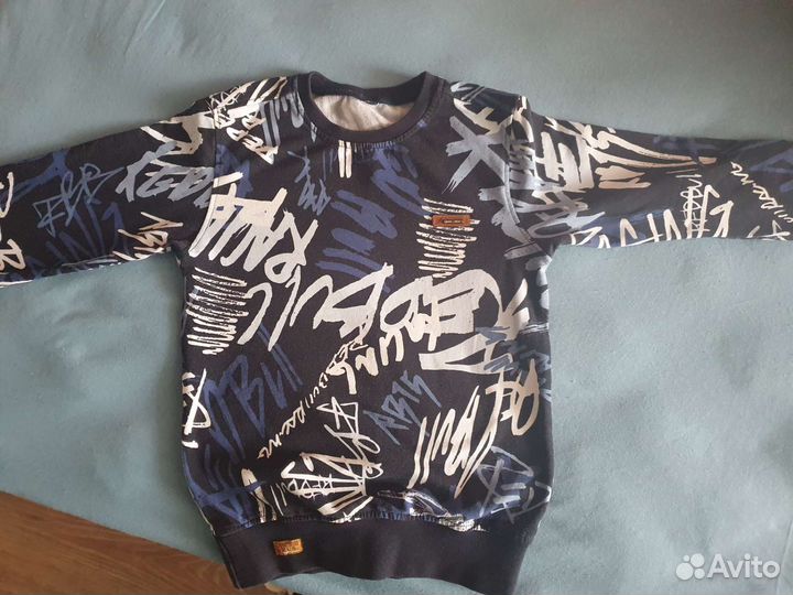 Свитшот для мальчика 134, Турция, двунитка