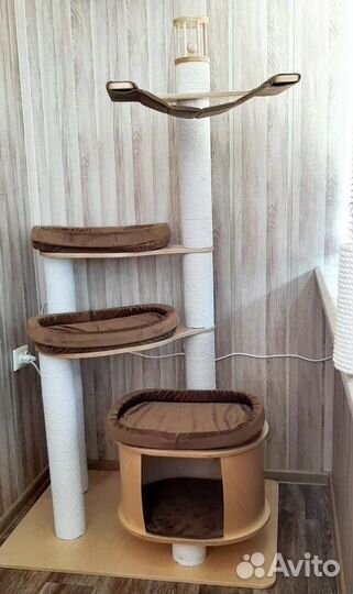 Когтеточка домик для кошки