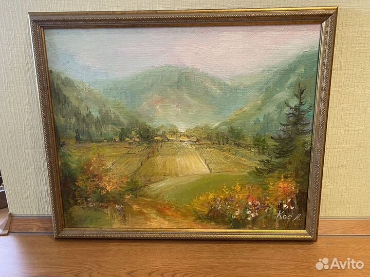 Картина маслом на холсте пейзаж