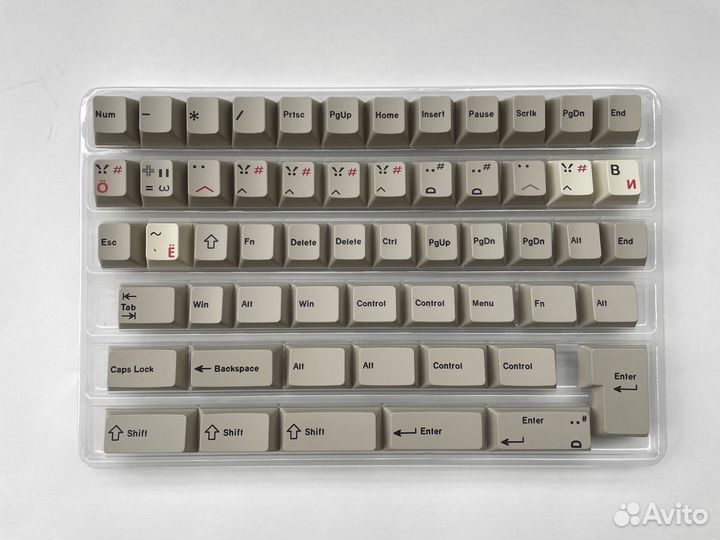 Кейкапы Ретро с русскими символами