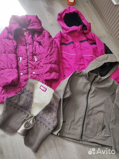 Пакет фирменных вещей на девочку 140