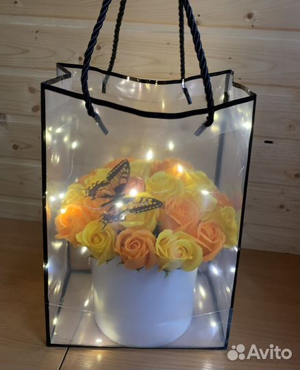 Букет с огоньками