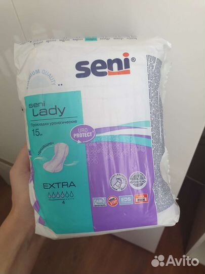 Урологические прокладки Seni Extra 4 капли