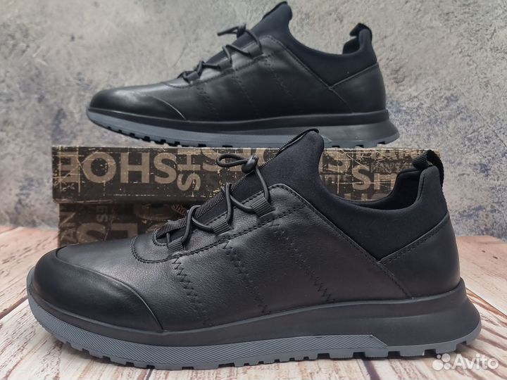 Туфли кожаные, мужские, демисезонные