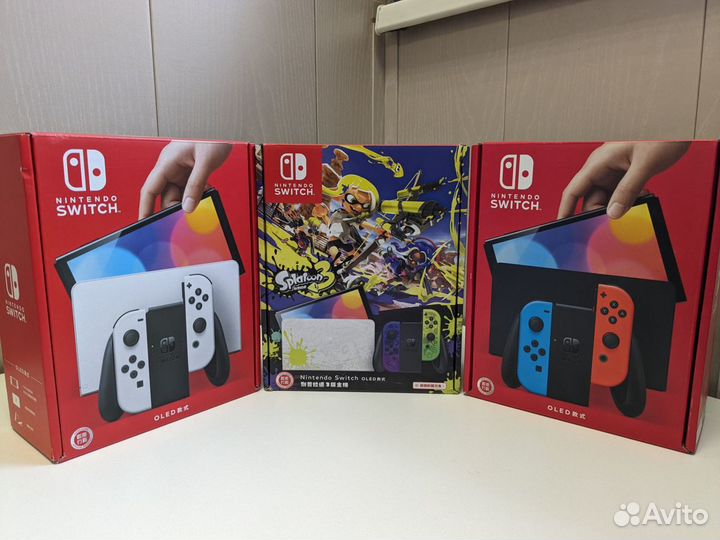 Новые прошитые Nintendo switch Oled