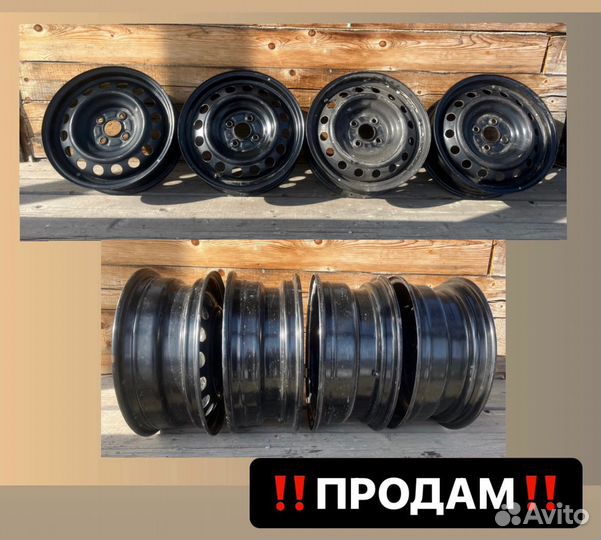 Штампованные диски r15 4x100