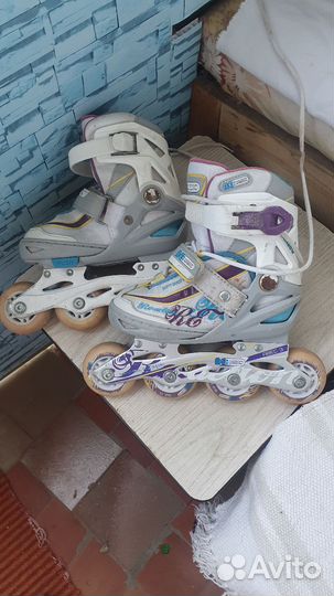 Роликовые коньки детские раздвижные