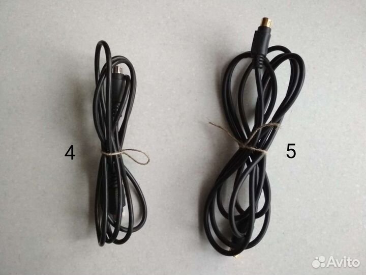 Шнуры а/видео: jack 3.5, RCA, s-video, DIN, скарт