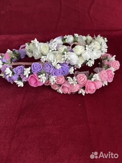 Ободок венок ручная работа