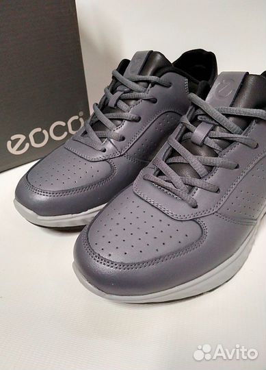 Кроссовки ecco натуральная кожа артикул 570 серый