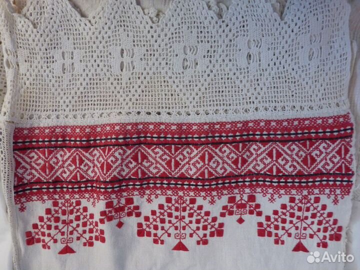 Рушник, подзор, занавеска старинные СССР