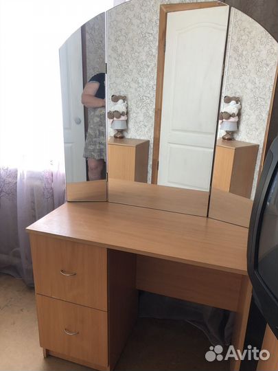 Трюмо трельяж зеркало и тумба