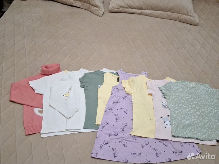 Детские вещи пакетом на девочку 116 122