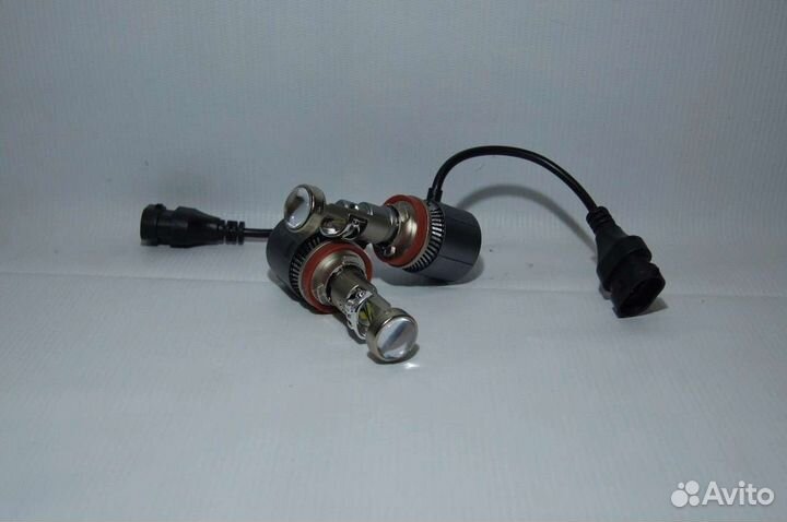 Лампочки светодиодные с линзой h11