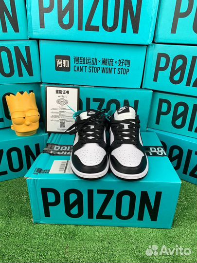 Nike Dunk Low Panda Оригинал Poizon