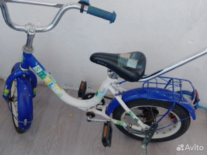 Детский трехколесный велосипед бу stels