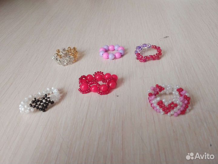 Кольца из бисера