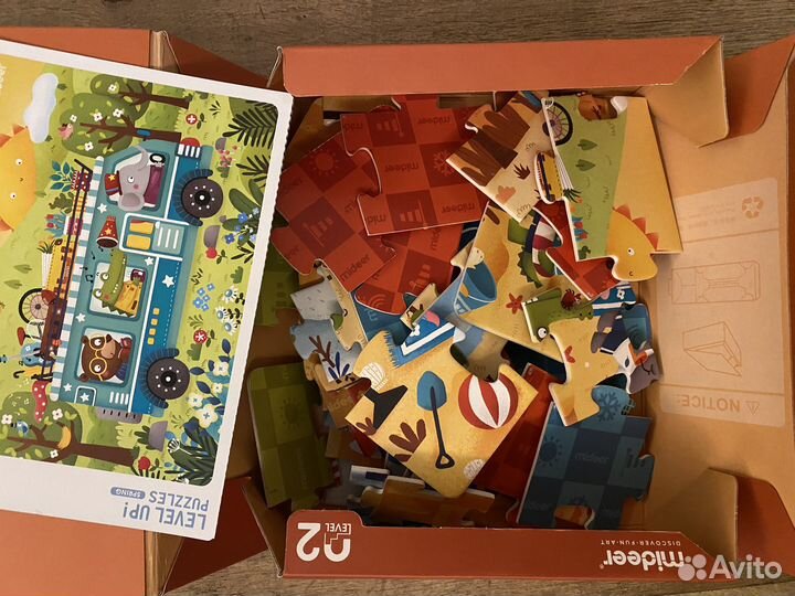 Развивающий пазл Mideer 4 в 1 Времена года