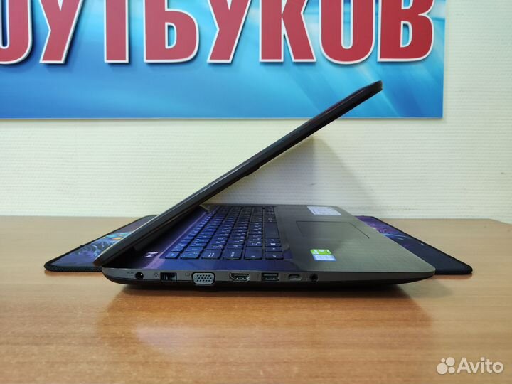 Игровой ноутбук Asus / i3 / 480ssd / 940Mx 2гб