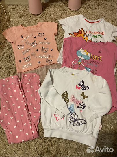 Пакет вещей на девочку 98-104-110-116