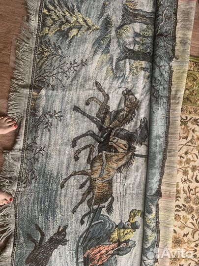 Ковер тройка и волки, винтаж