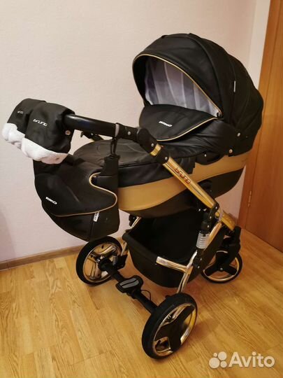 Коляска Riko bruno 2в1 ecco Gold люлька и прогулка