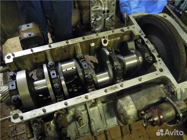 Как снять коленвал газ 53