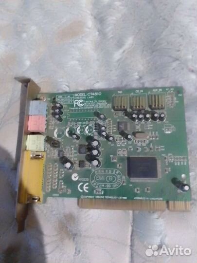 Звуковая карта creative Vibra 128 pci CT4810