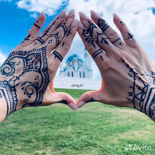 Мехенди. Временное тату. Роспись хной/джагуа