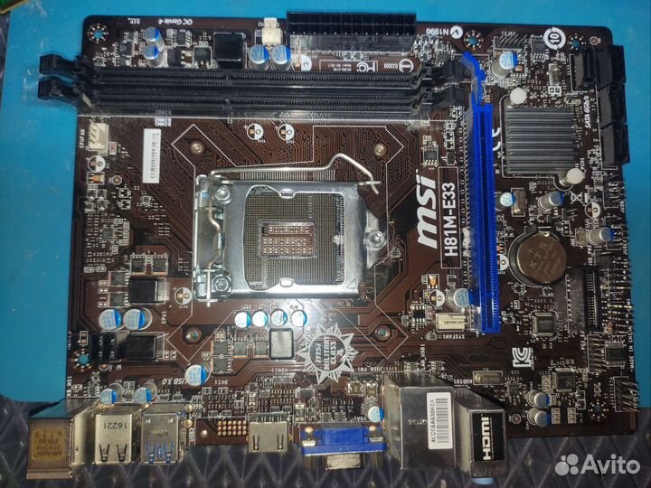 Материнская плата LGA 1150 MSI H81M-E33