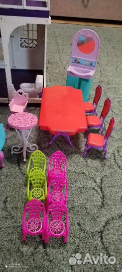 Домик для кукол, мебель для кукол