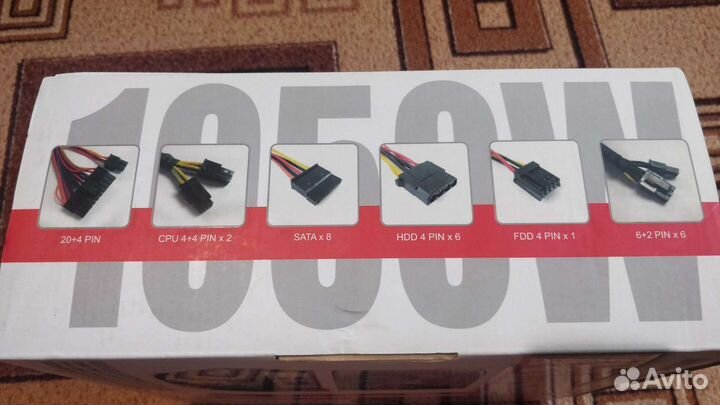 Блок питания пк AeroCool GT-1050SG 1050W