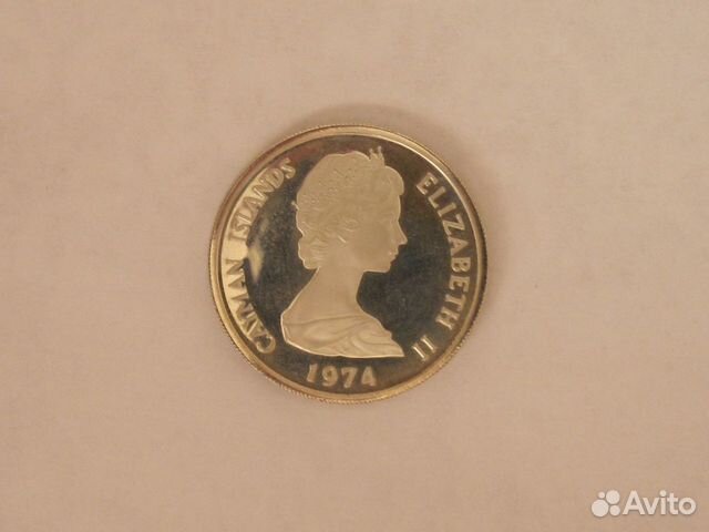 5 долларов Каймановы о-ва пруф редкая серебро 32,8