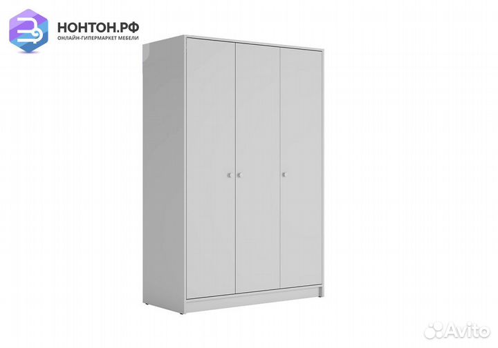 Шкаф трехдверный Лайт белый