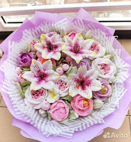 Зефирные букеты