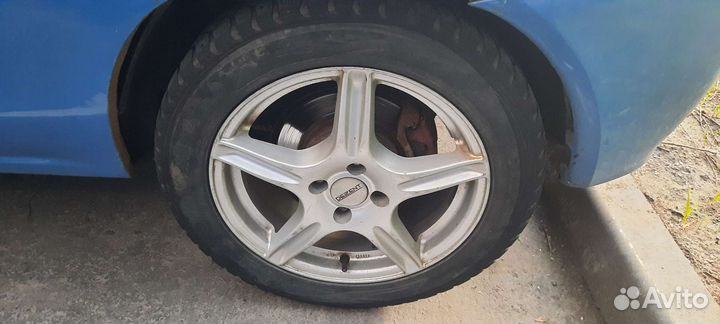 Литые диски r16 4x100 с резиной обмен