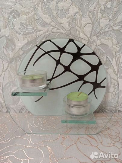 Подсвечник со свечкой