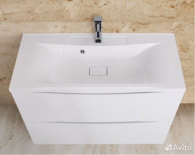 Мебель для ванной BelBagno Marino 80-PIA-BB800/450-LV-MR-PR Bianco Lucido