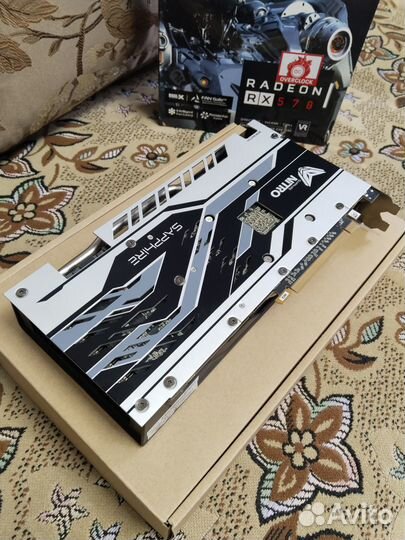 Видеокарта Rx 570 8GB Sapphire Nitro+ OC на пломбе