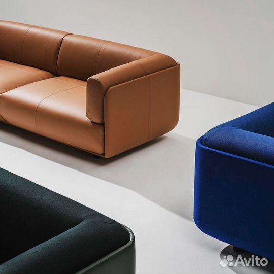 Диван из натуральной кожи