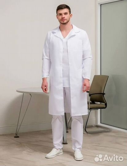 Халат медицинский р.54-58 Новый мужской