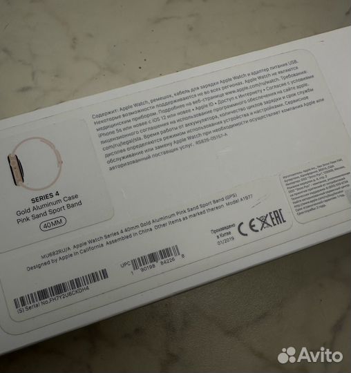 Часы apple watch 4 / 40mm