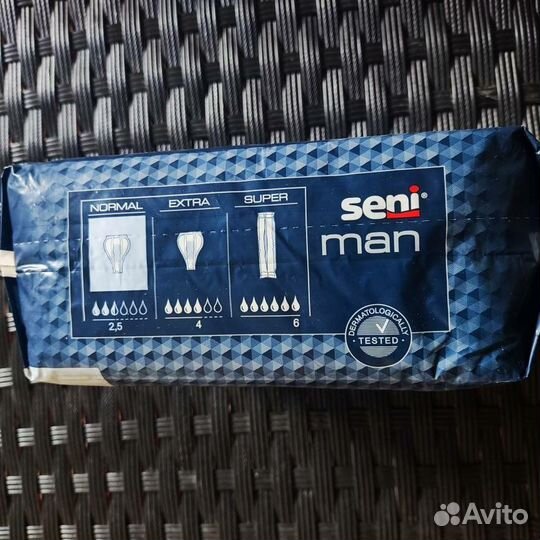 Мужские урологические вкладыши Seni Man 75 штук