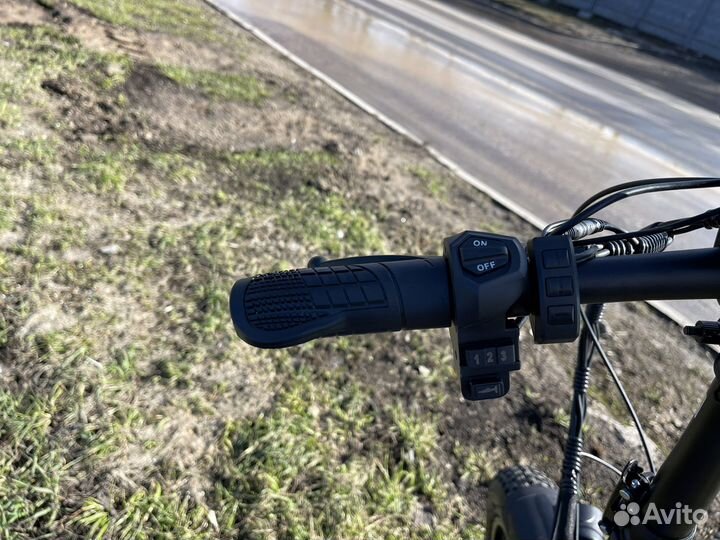 Электрофэтбайк складной мощный колеса 20*4