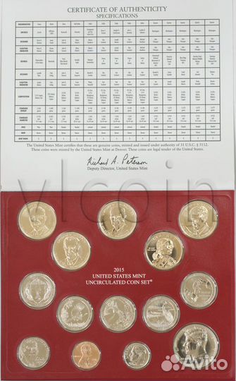 Наборы монет США