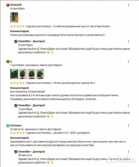 Мох для декора помещений стен премиальная кочка