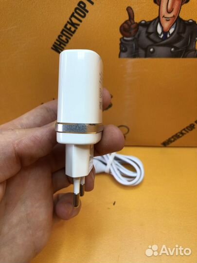 Сетевая зарядка USB, hoco C12Q Smart (QC3.0)