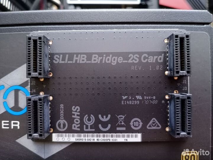 SLI мост ASRock SLI HB bridge 2S card