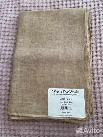Лён 36 ct. Weeks dye works - Cocoa